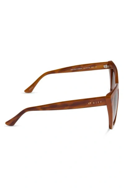 Diff 54mm Cat Eye Sunglasses In Brown