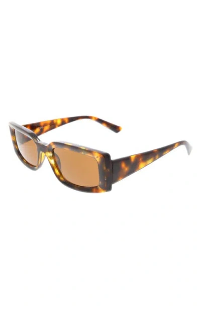 Bcbgeneration 54mm Rectangular Sunglasses In Brown