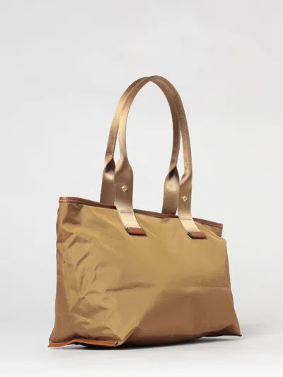 Lancel Mistral Rollable Nylon Bag In Sand