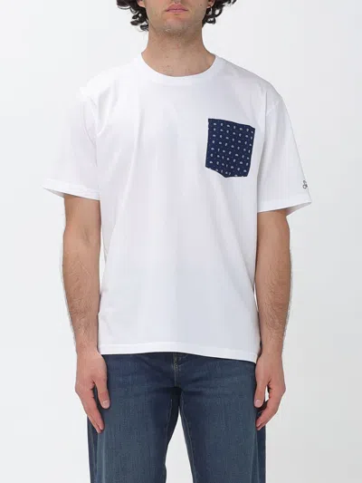 Mc2 Saint Barth Blanche Patch-pocket T-shirt In White