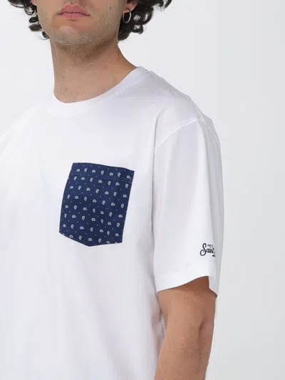 Mc2 Saint Barth Blanche Patch-pocket T-shirt In White