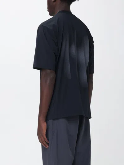 Goldwin Printed Polyester T-shirt In Black
