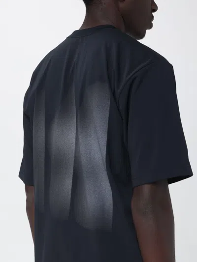 Goldwin Printed Polyester T-shirt In Black