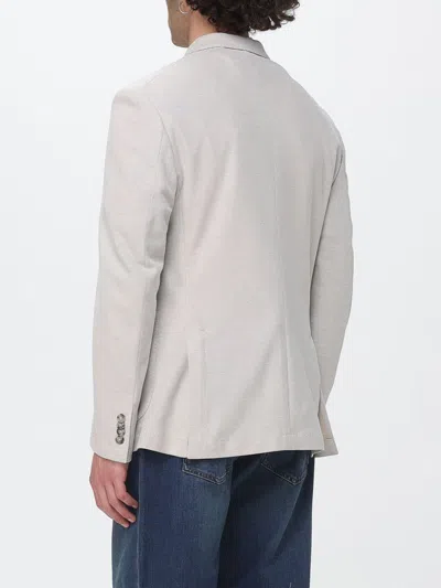 Manuel Ritz Double-breasted Blazer In Neutral