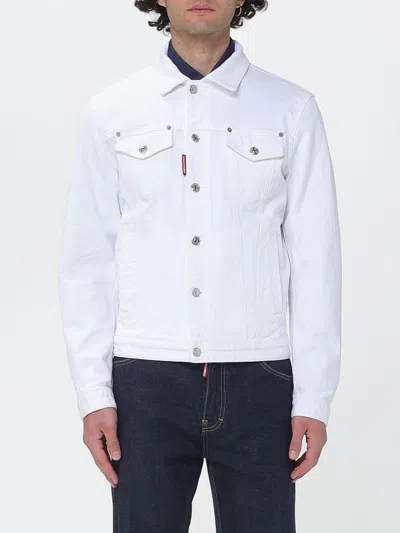 Dsquared2 Buttoned Denim Jacket In Multi