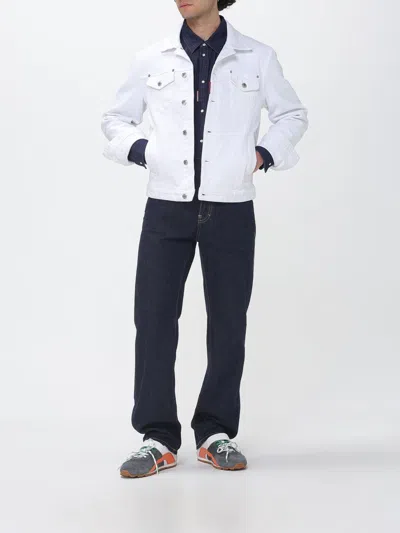 Dsquared2 Buttoned Denim Jacket In Multi