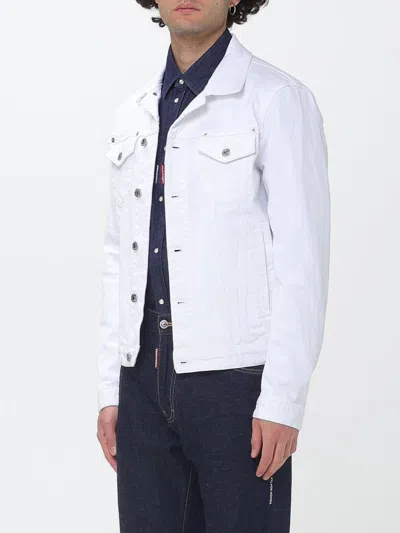 Dsquared2 Buttoned Denim Jacket In Multi