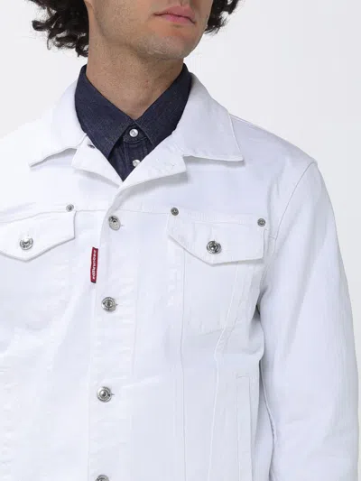 Dsquared2 Buttoned Denim Jacket In Multi