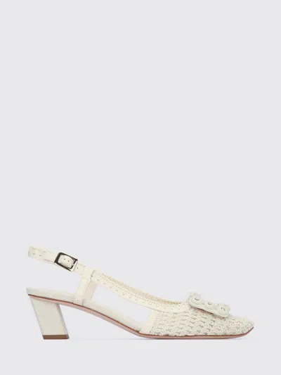 Roger Vivier Belle Vivier 45 Braided Metallic Leather Slingback Pumps In Multi
