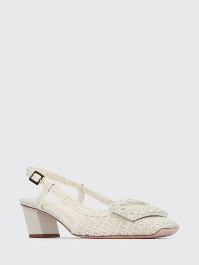 Roger Vivier Belle Vivier 45 Braided Metallic Leather Slingback Pumps In Multi