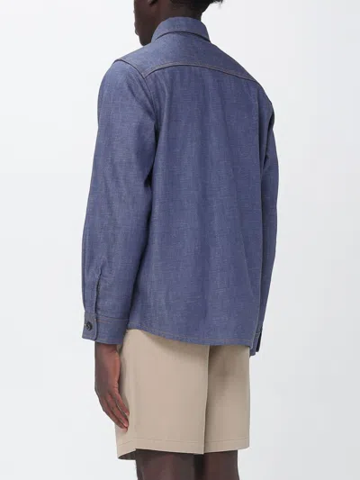 A.p.c. Blue Noah Denim Jacket In Blue