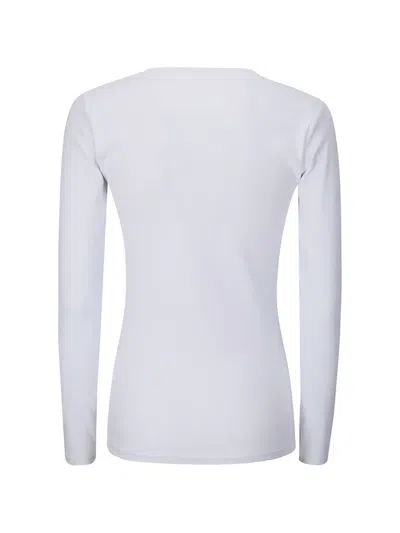 Samsoe & Samsoe Alexa Long-sleeved Top In White