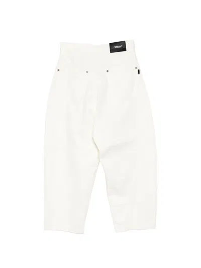 Undercover Patchwork Panelled Jeans In White