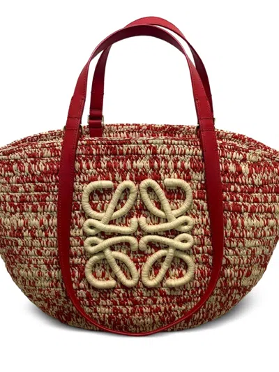 Loewe Eclipse Tote Bag In Red