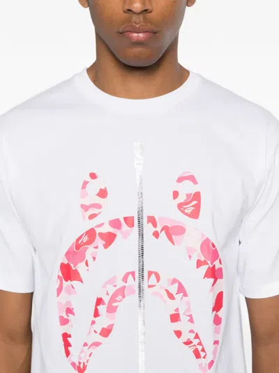 A Bathing Ape Camo-print T-shirt In Multi
