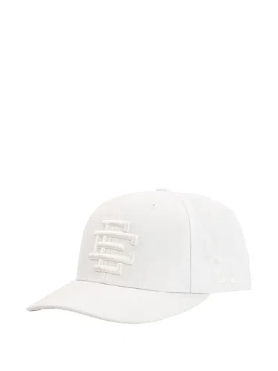 Eric Emanuel Ee Logo Embroidered Cap In White