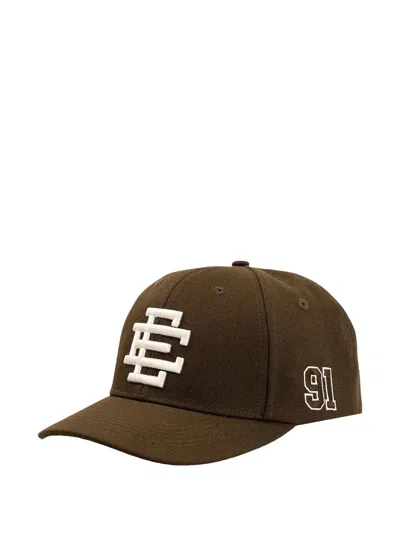 Eric Emanuel Ee Basic Logo-embroidered Cap In Brown
