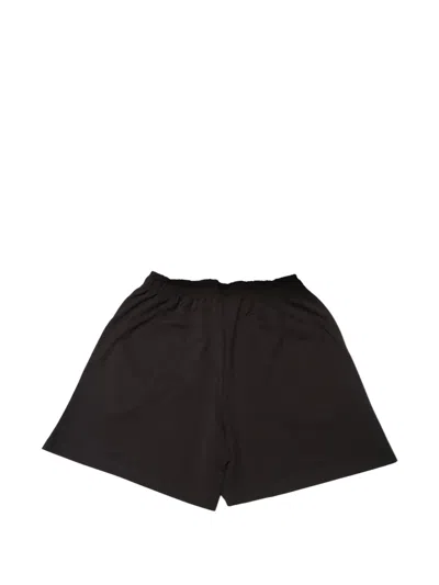 Eric Emanuel Ee Basic Logo-print Shorts In Black