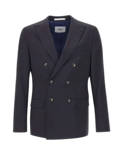 Digel Alfredo Double-breasted Blazer In Blue
