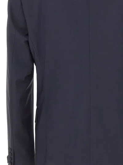 Digel Ragg Double-breasted Blazer In Blue