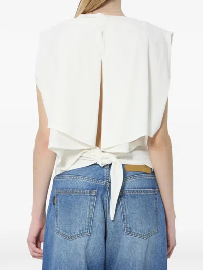 Jacquemus Moisson Open-back Top In White