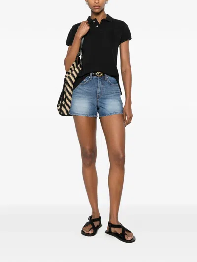 Dunst Denim Mini Shorts In Blue