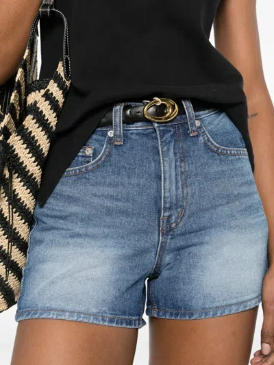 Dunst Denim Mini Shorts In Blue