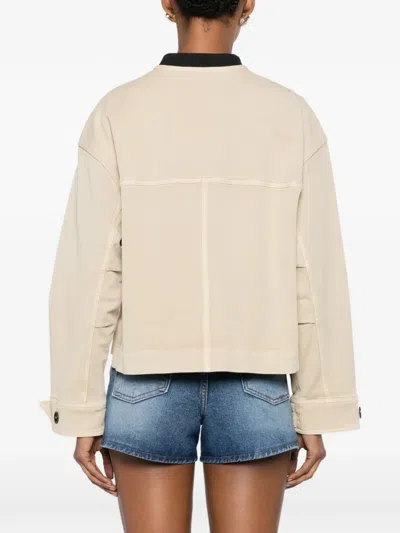 BUTTON-UP FLAP-POCKET JACKET