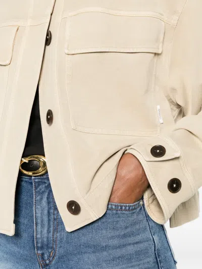 BUTTON-UP FLAP-POCKET JACKET