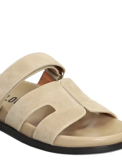 Bibi Lou Mindy Touch-strap Sandals In Neutral