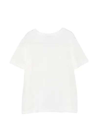 Parlor Lace-appliqué T-shirt In White