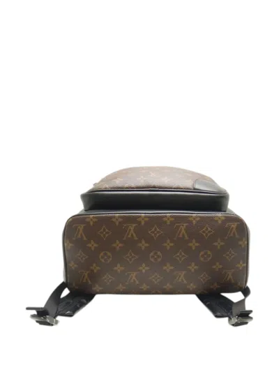 Pre-owned Louis Vuitton 2020 Monogram Macassar Dean Backpack In Brown