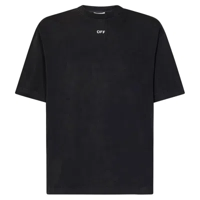 Off-white Off White Off White S.matthew Skate Logo Print T Shirt In Black