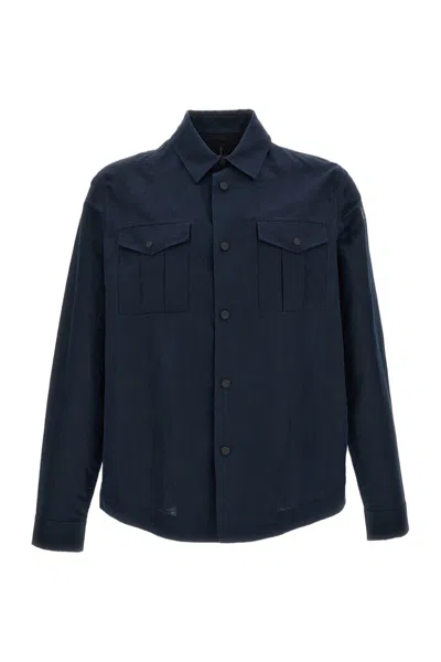 Rrd Press-stud-fastening Jacket In Blue