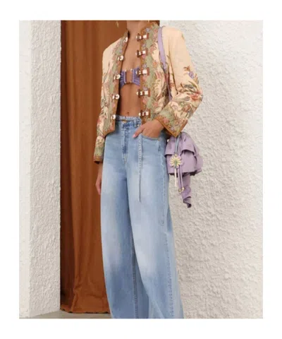 Zimmermann Indra Bomber Jacket In Multi