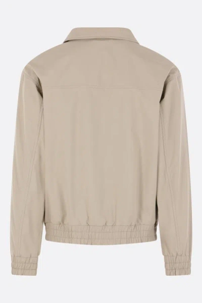Aspesi Elasticated-trim Jacket In Neutral