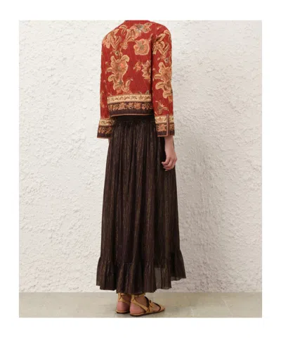 Zimmermann Aster Bomber Jacket In Multi