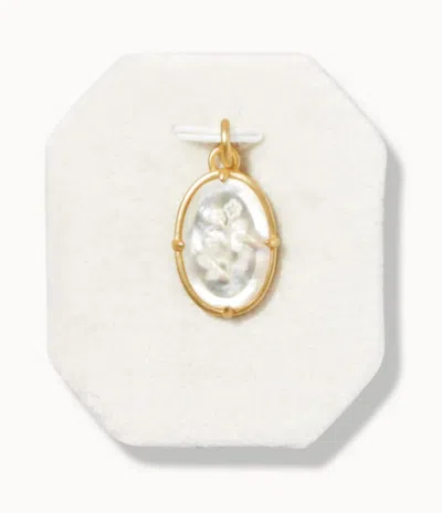 Spartina 449 Forget Me Not Flower Charm In Gold