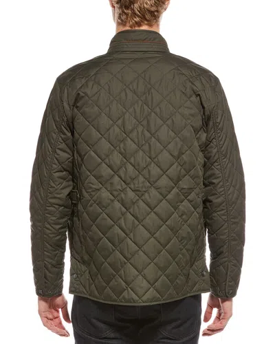 Peter Millar Quilted Jacket In Green