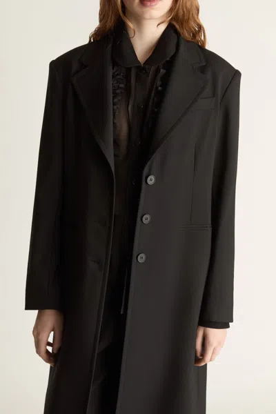 Lee Mathews Mortimer Coat In Black