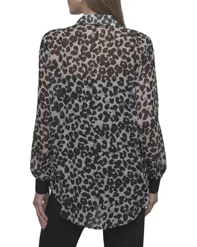 Dkny Button Down Shirt In Multi