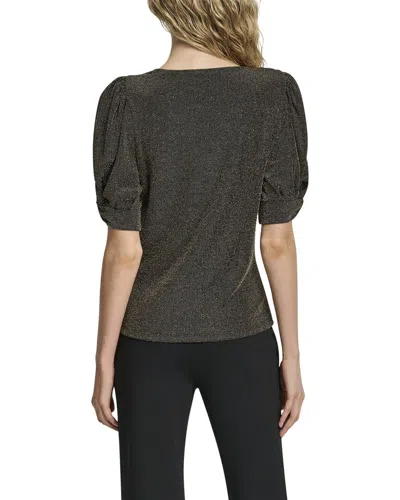 Dkny Metallic Top In Multi