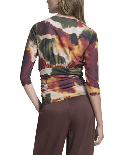 Dkny Knit Top In Multi