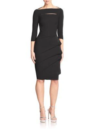 Shop La Petite Robe Di Chiara Boni Kate Boatneck Dress In Black