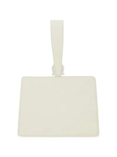Ferragamo Mini Clutch In White