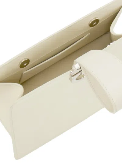 Ferragamo Mini Clutch In White