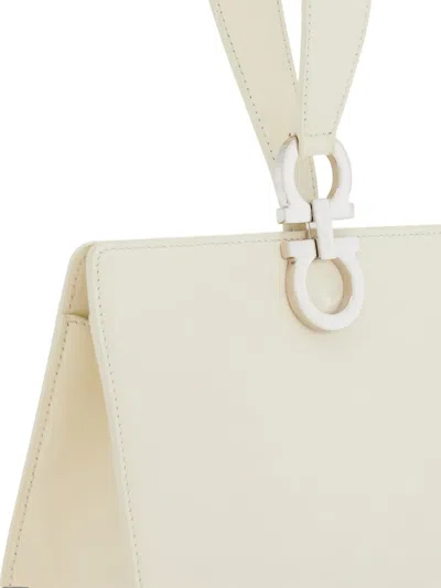 Ferragamo Mini Clutch In White