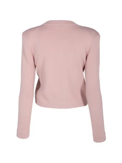 L'agence Patsy Cropped Cardigan In Pink