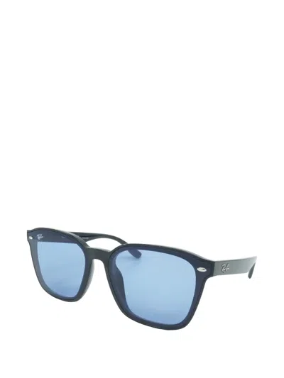 Ray Ban Square-frame Sunglasses In Blue