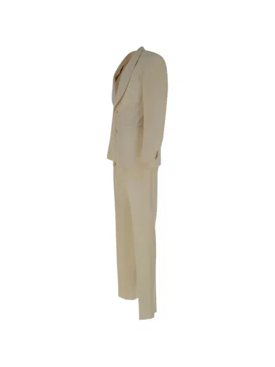 Corneliani Single-breasted Suit In Neutral